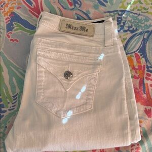 Miss Me Women's white Skinny Jeans